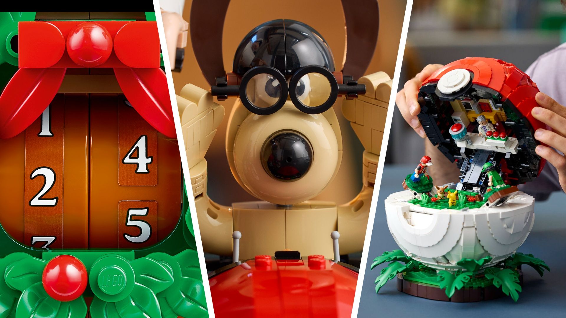 What's new at Lego for October? New sets to get stuck into — including a Holiday countdown kit and an overdue Aardman debut