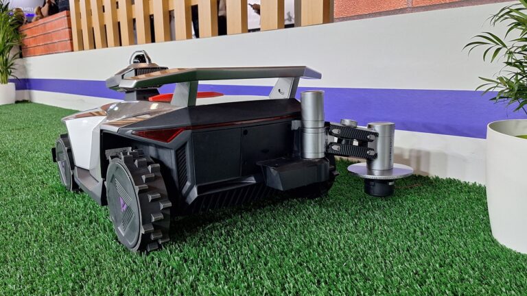 This new robot lawn mower comes with its own infrared hedgehog-spotter — and a handy approach to edge-trimming