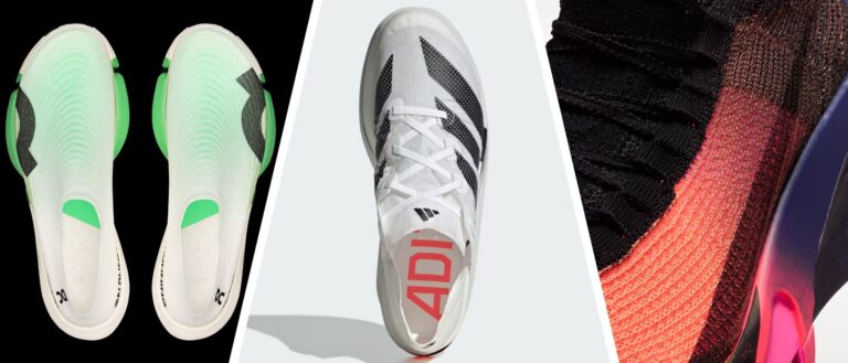Marathon shoes from On, Adidas and Nike