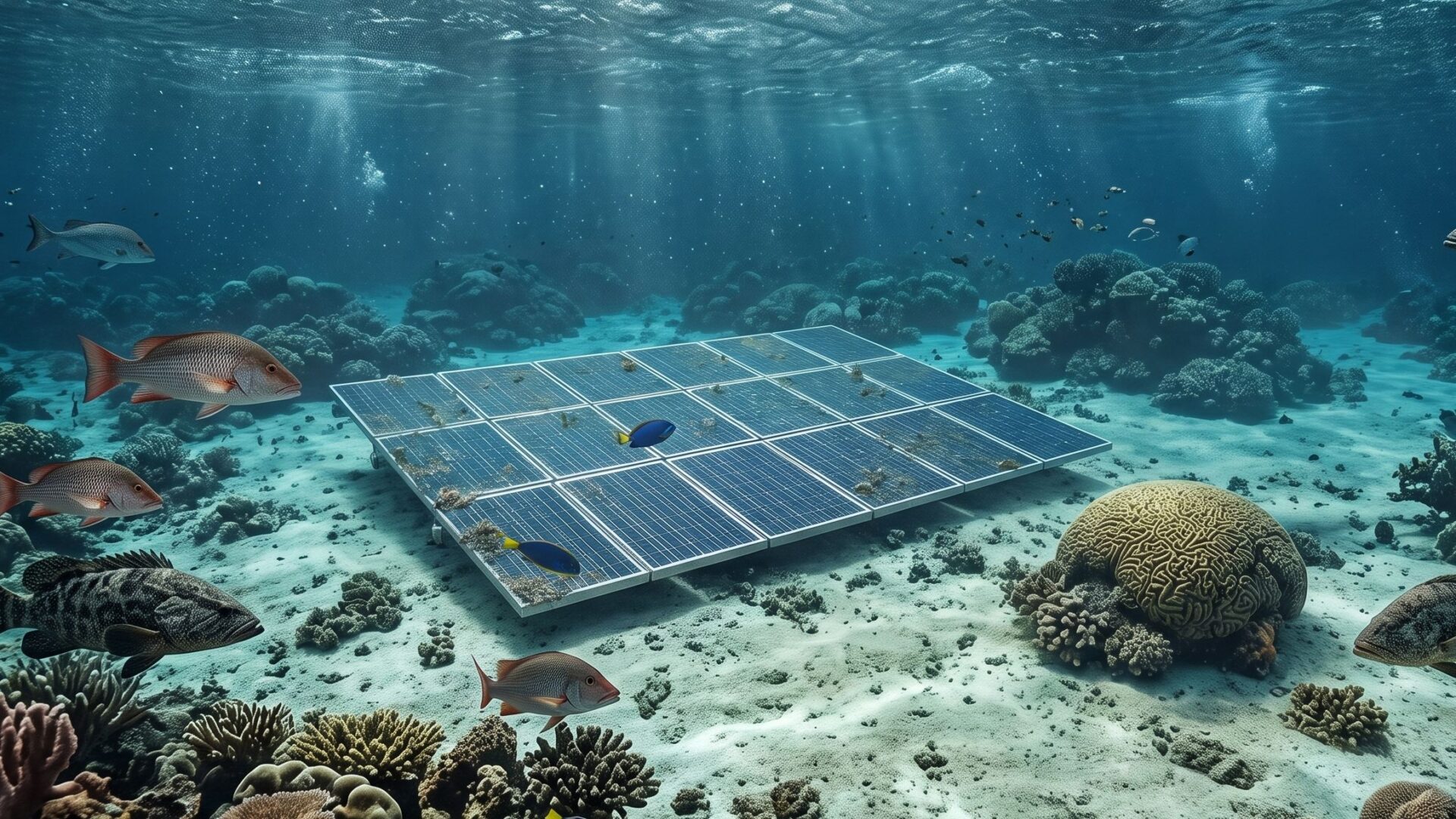 Scientists test underwater solar panels that work 10 meters beneath the waves — breakthrough perovskite tech could support self-powered marine drones