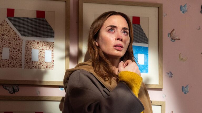 Emily Blunt in the Steven Spielberg movie Disclosure Day