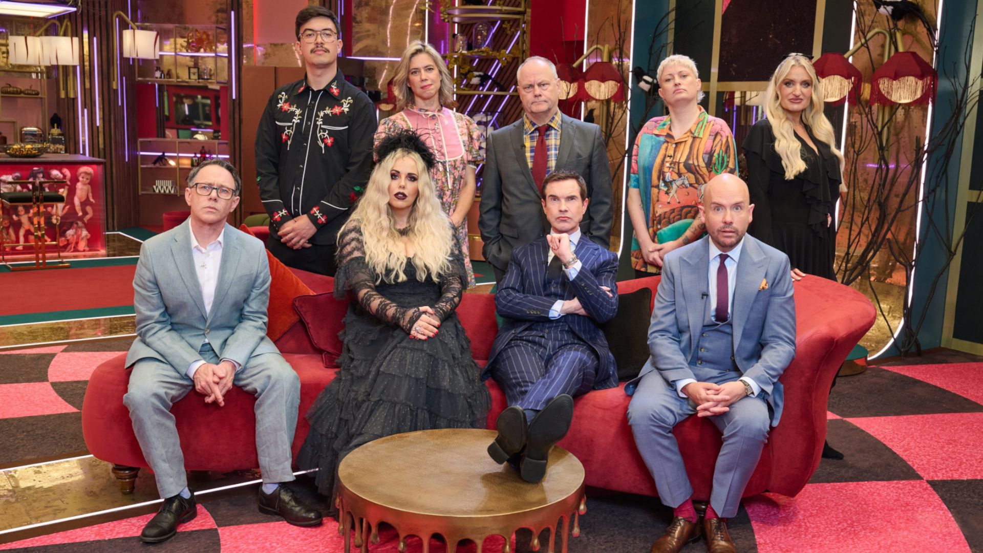 The cast of Last One Laughing: Halloween special 2026