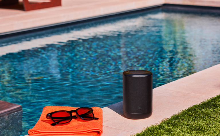 JBL Cove speakers being used around a home