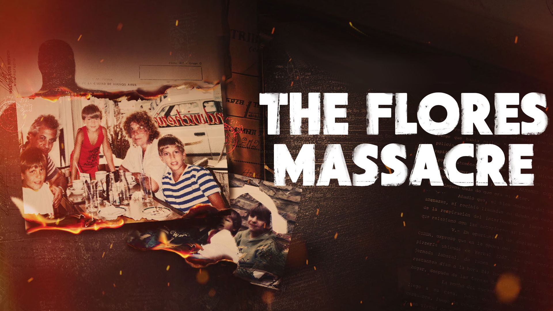 Poster for The Flores Massacre on HBO
