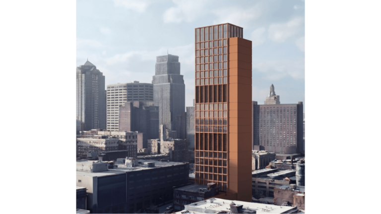 Kansas Vertical Data Center designed by Skidmore, Owings & Merrill (SOM) for Revitalization Unlimited