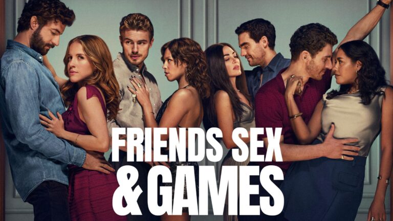 The cast of Friends Sex and Games in promotional image for the show