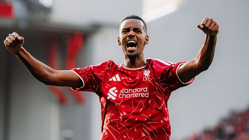 Alexander Isak of Liverpool during the Premier League 2026/27 match between Liverpool FC and Brighton &amp; Hove Albion at Anfield.