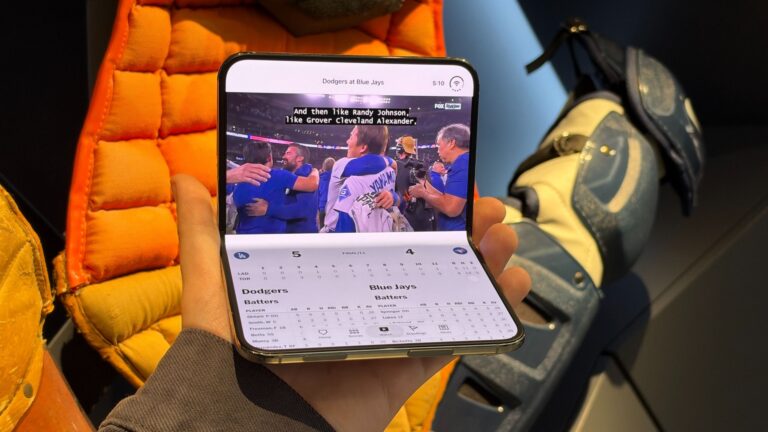 MLB is making the most of iPhone Duo's foldable screen just in time for the World Series