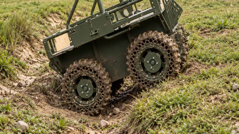 Airless Wheels on an autonomous vehicle 